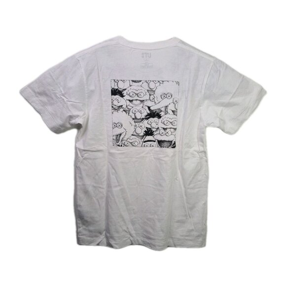 Kaws Uniqlo x Sesame Street XX Pocket Tee White Men’s Size M FW18 Graphic - Picture 1 of 8